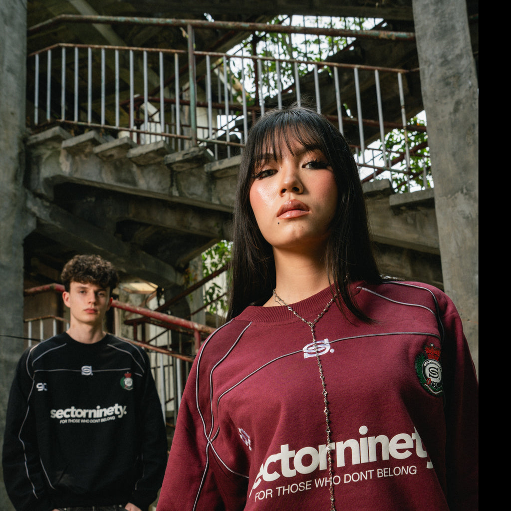 Noise Sweatshirt Maroon