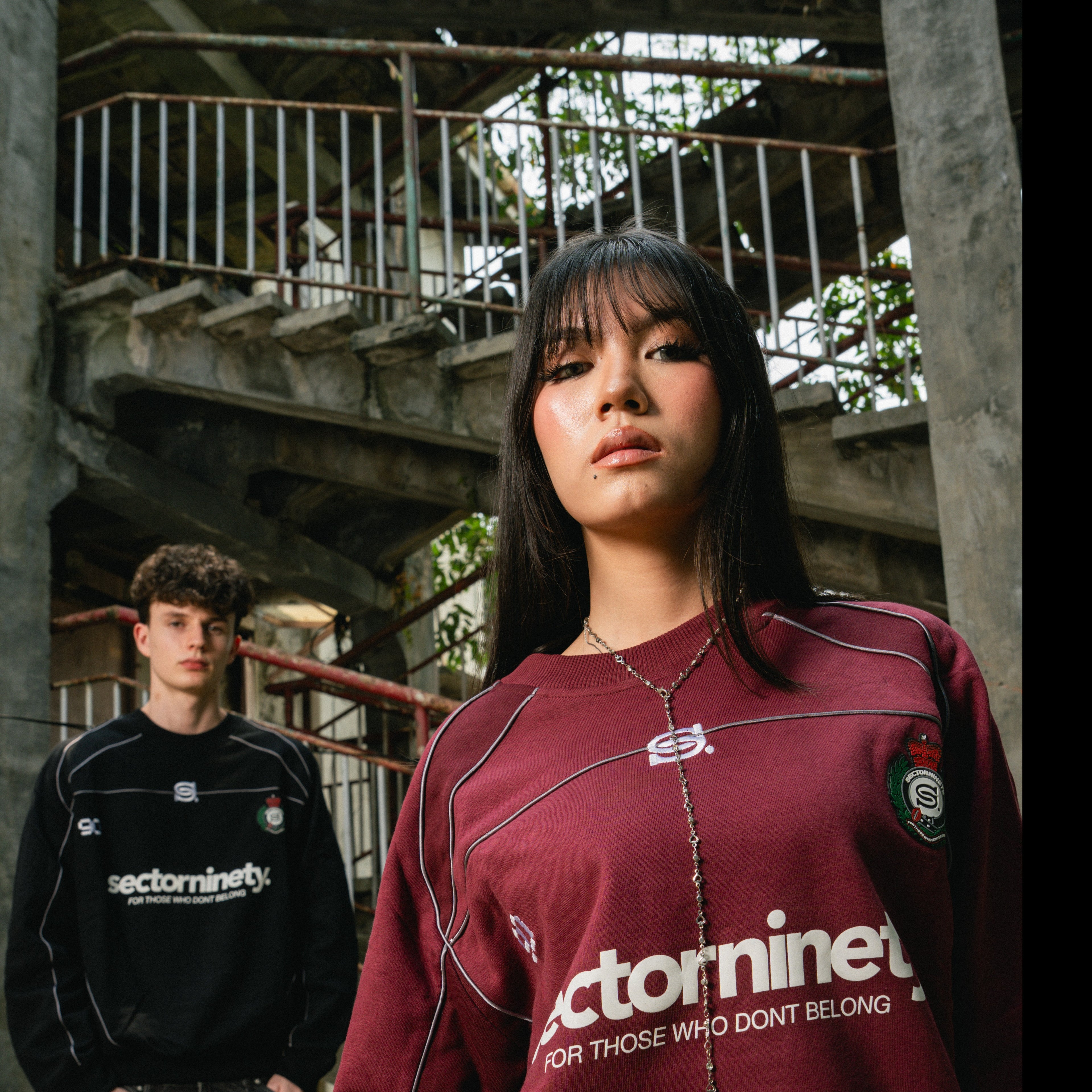 Noise Sweatshirt Maroon