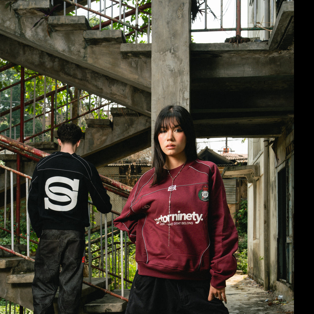 Noise Sweatshirt Maroon