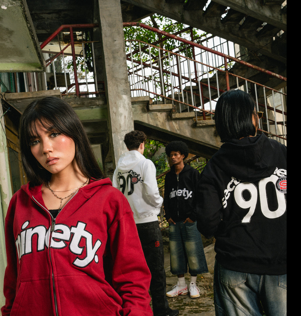 Ninety OG Hoodie Maroon